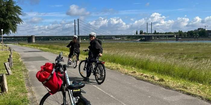 Ballade des 2 rives, de Kaiserswerth au Dusseldorf-Hafen
