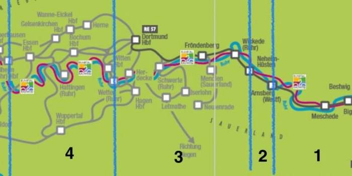 Descente de la Ruhr : Parcours 4 , dernière étape du dimanche